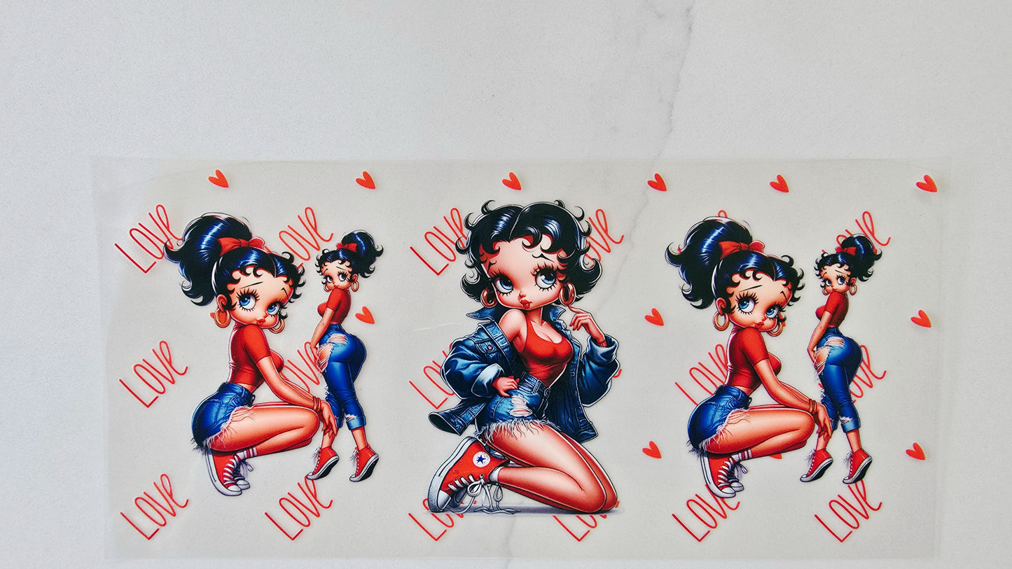 Red Love Betty Boop