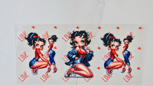 Red Love Betty Boop