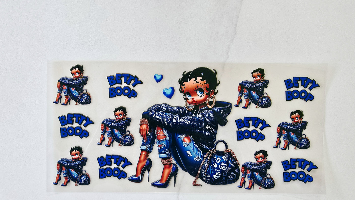 Blue Betty Boop