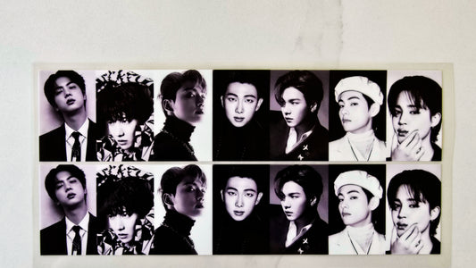 BTS Black & White Portraits