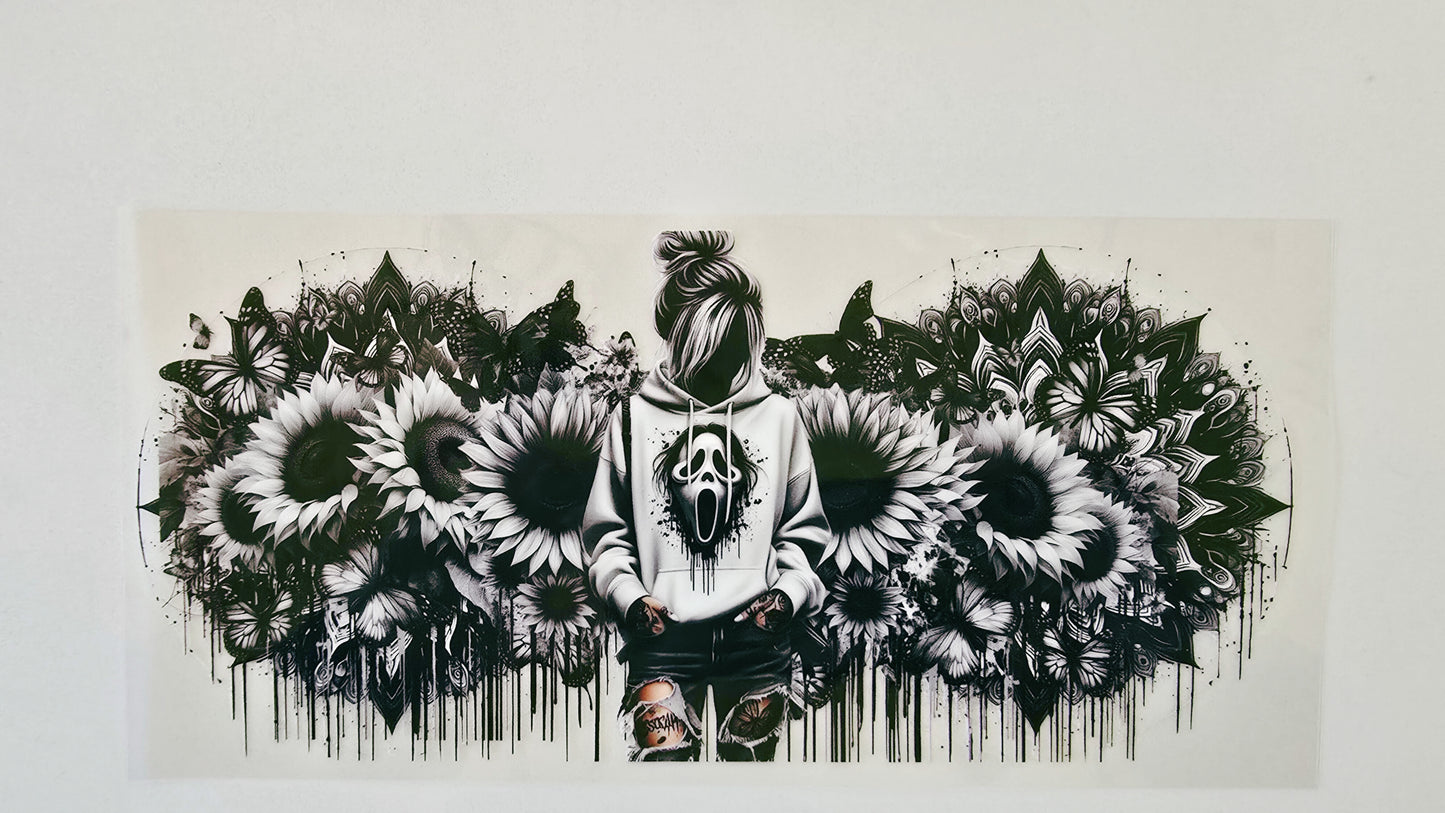 Ghostface Tattoo Girl