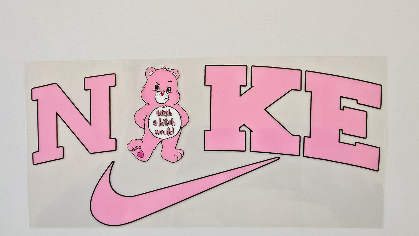Pink Nike Swear Bear