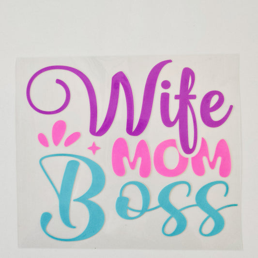 20oz Wife Mom Boss