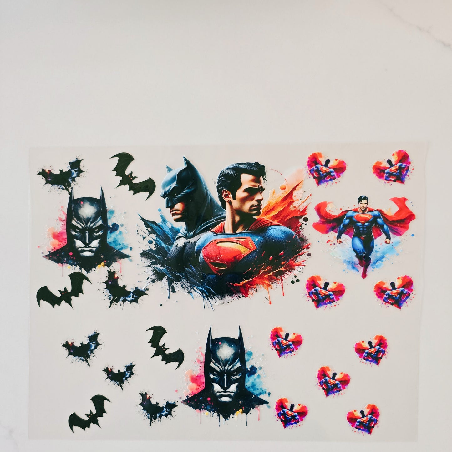 40oz Batman & Superman