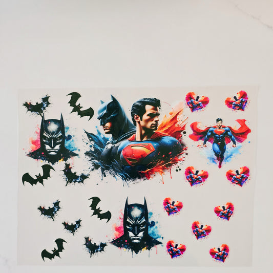 40oz Batman & Superman
