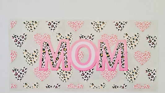 Light Pink/Leopard Print Mom