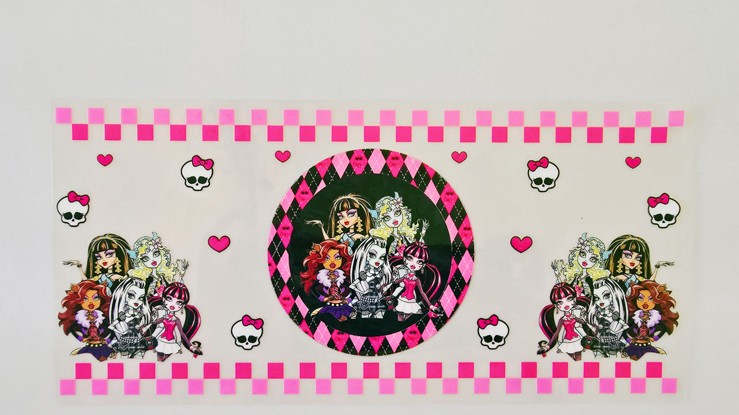Pink Checkered Monster High