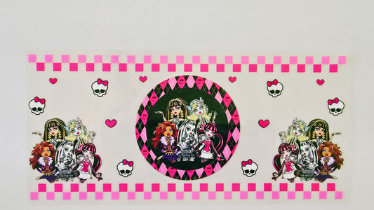 Pink Checkered Monster High