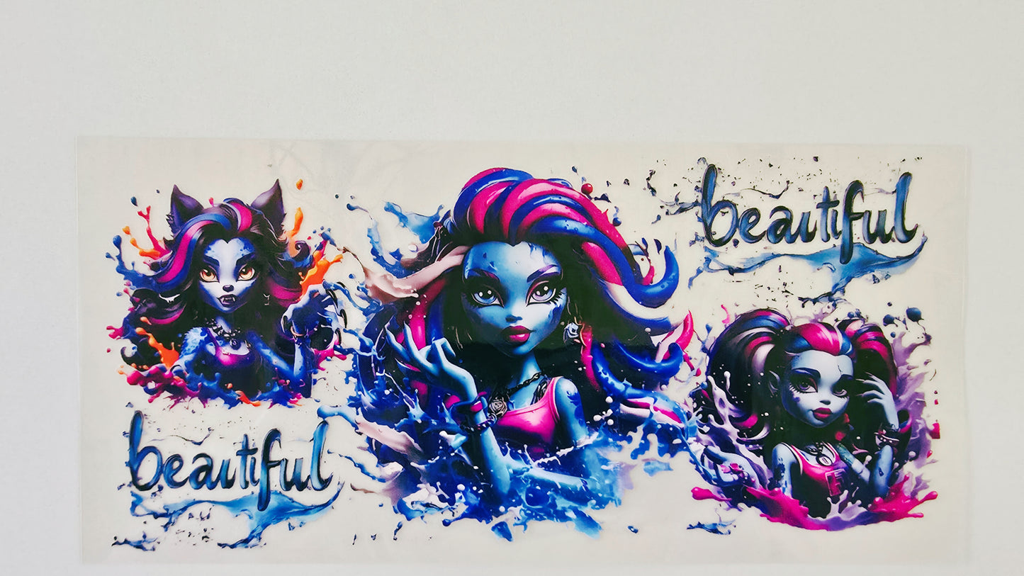 Purple & Pink Monster High Beautiful