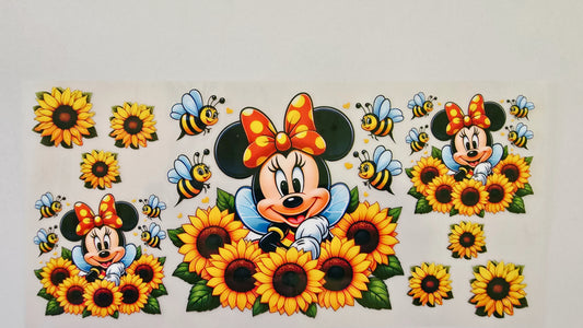 Minnie with Sunflowers