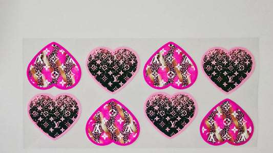 Pink LV Hearts