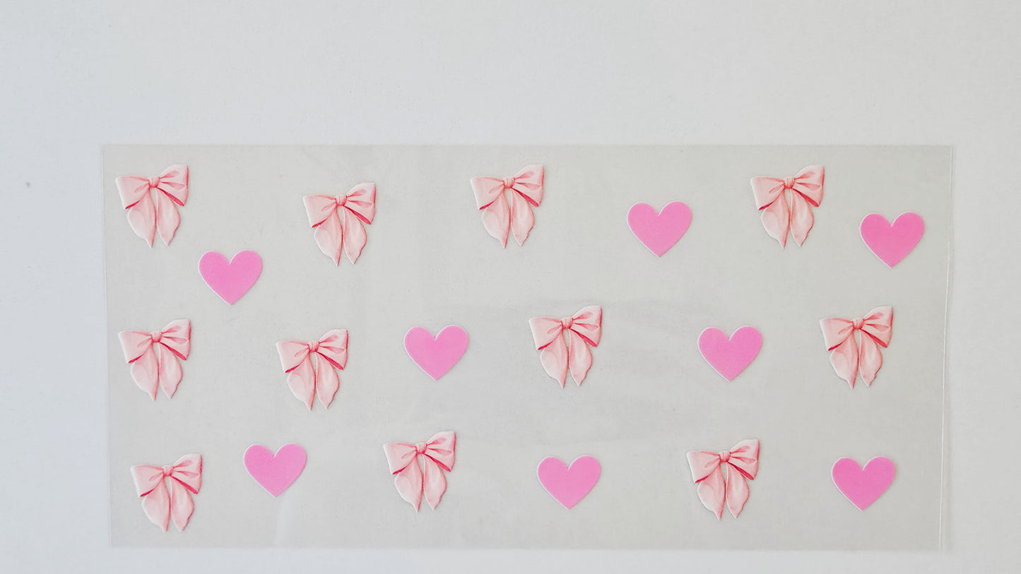 Pink Hearts & Bows