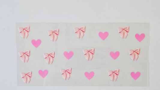 Pink Hearts & Bows