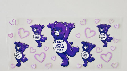 Purple Swear Bear