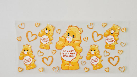 Orange Swear Bear