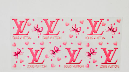 Pink LV Bows & Hearts