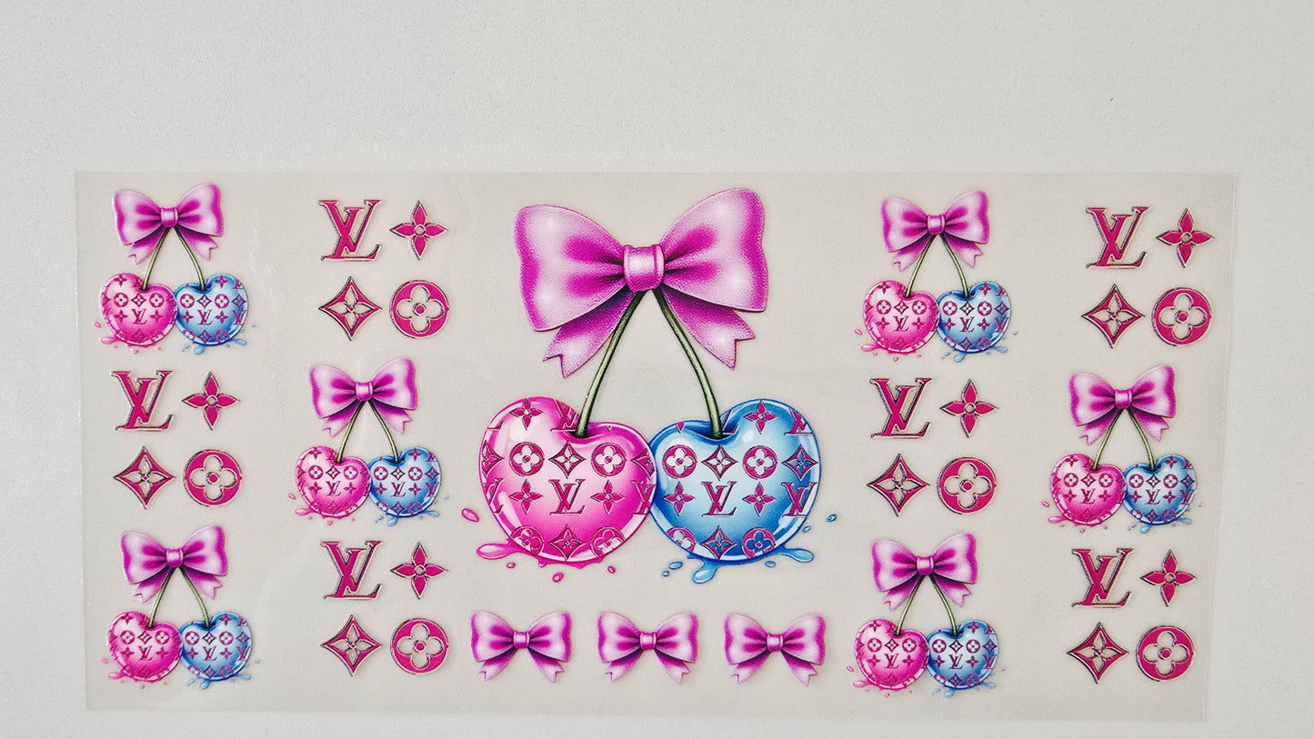 Pink/Blue LV Cherries