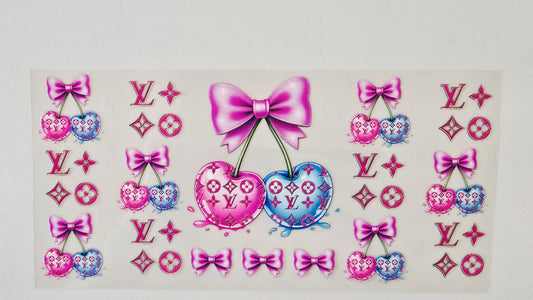Pink/Blue LV Cherries