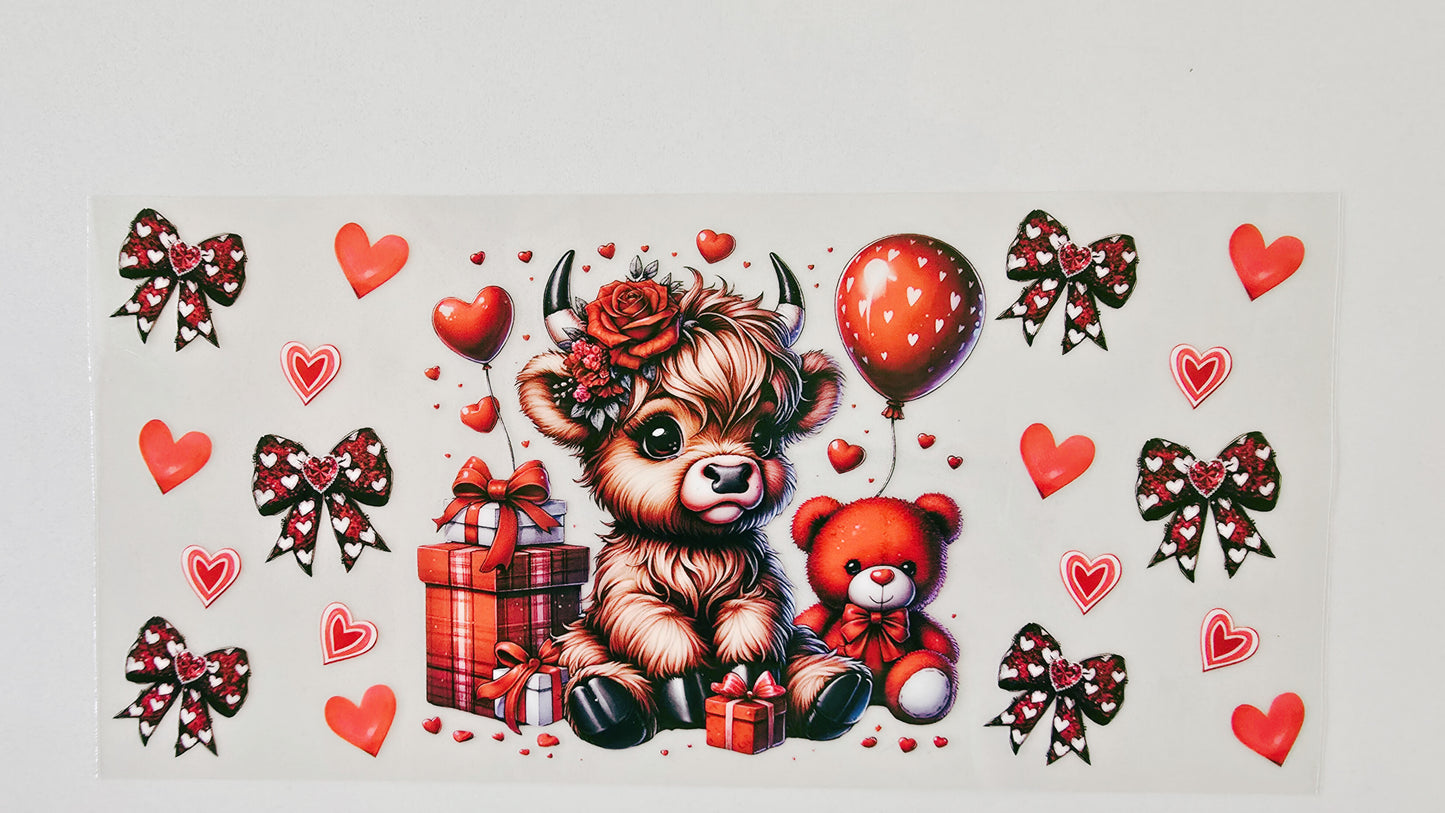 Red Heart Highland Cow