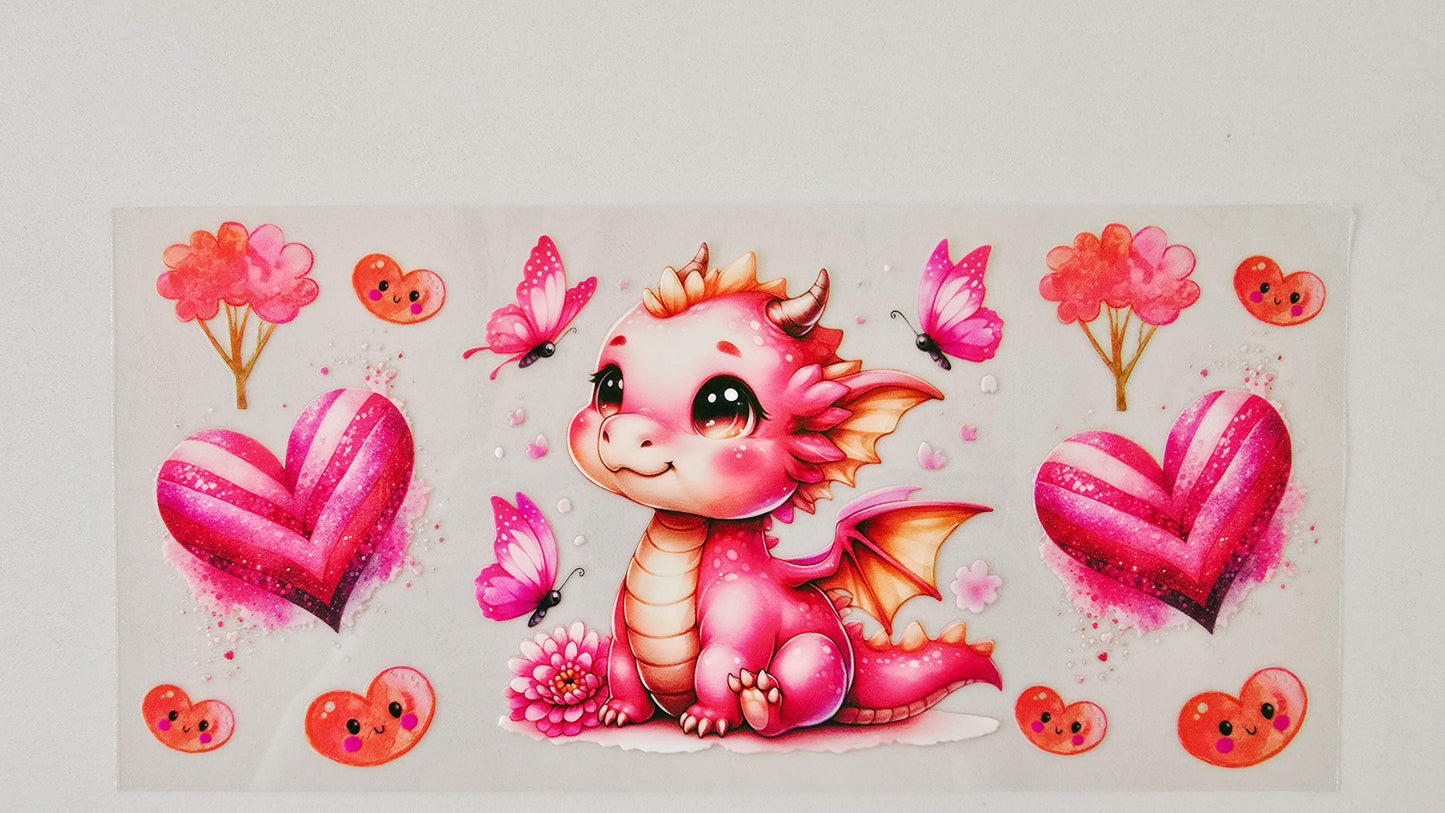 Pink Hearts Dragon