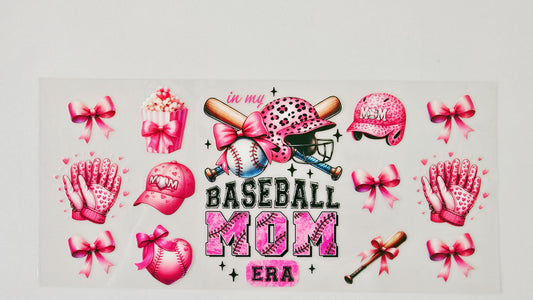 Pink Baseball Mom Era