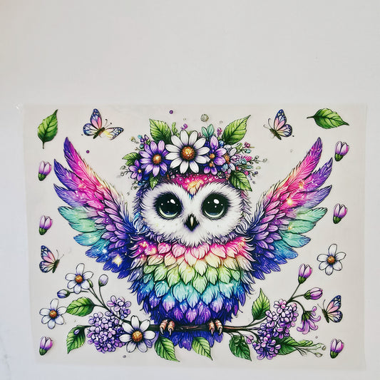 20oz Colorful Owl