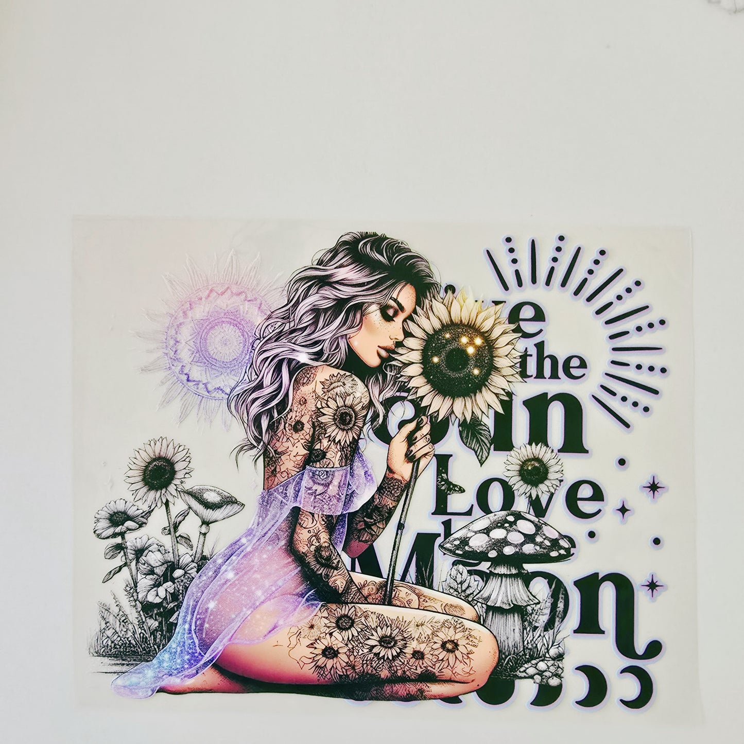20oz Moon Tattoo Girl