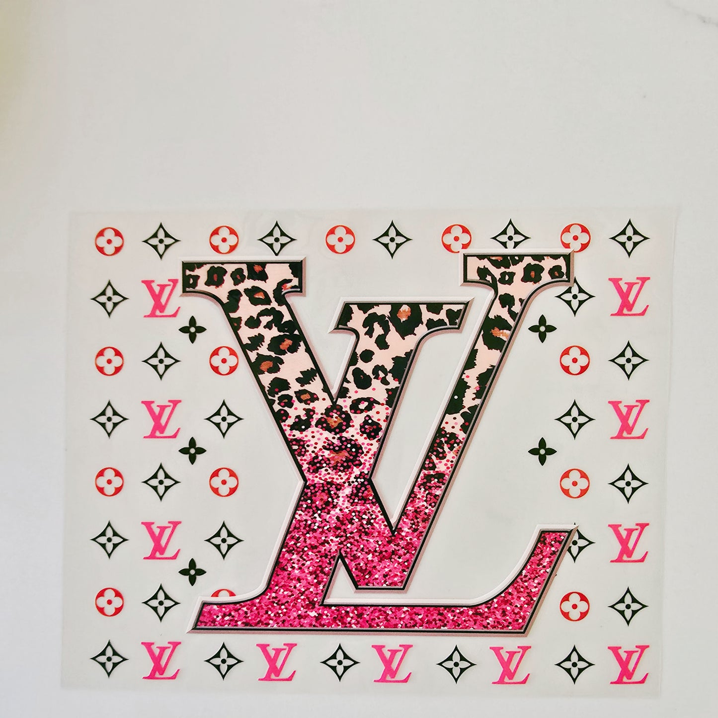 20oz Leopard/Pink LV