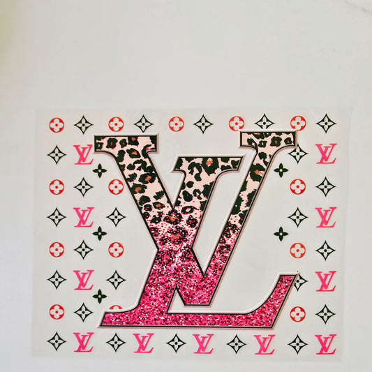 20oz Leopard/Pink LV
