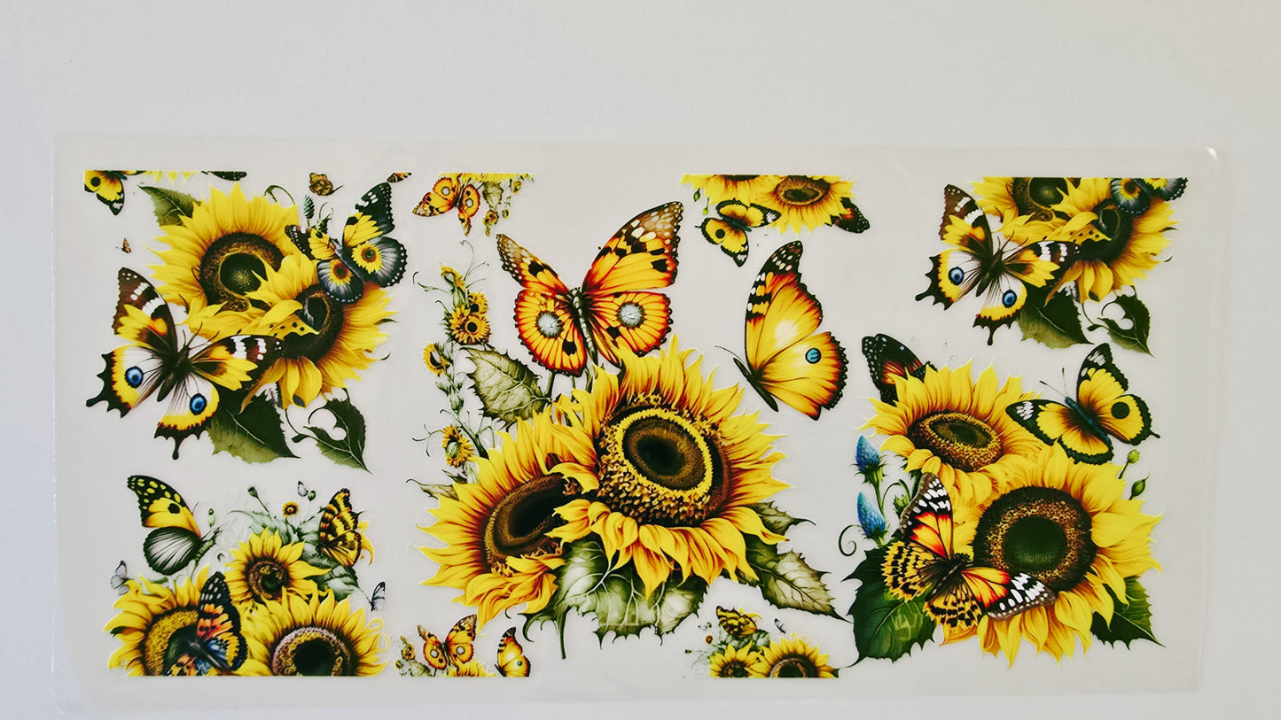 Sunflowers & Butterflies