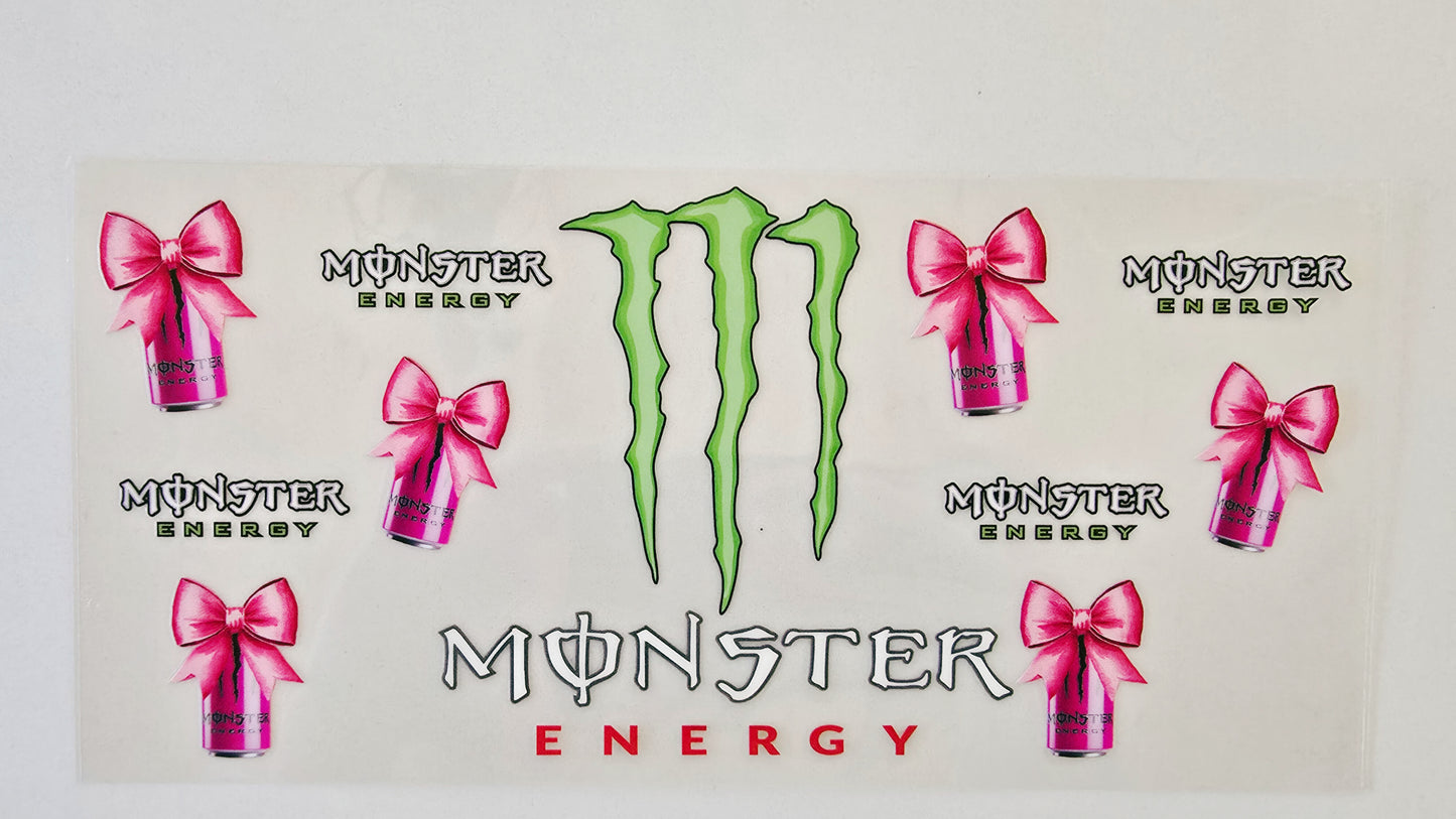 Monster Energy with Bows