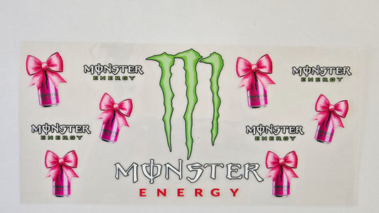 Monster Energy with Bows