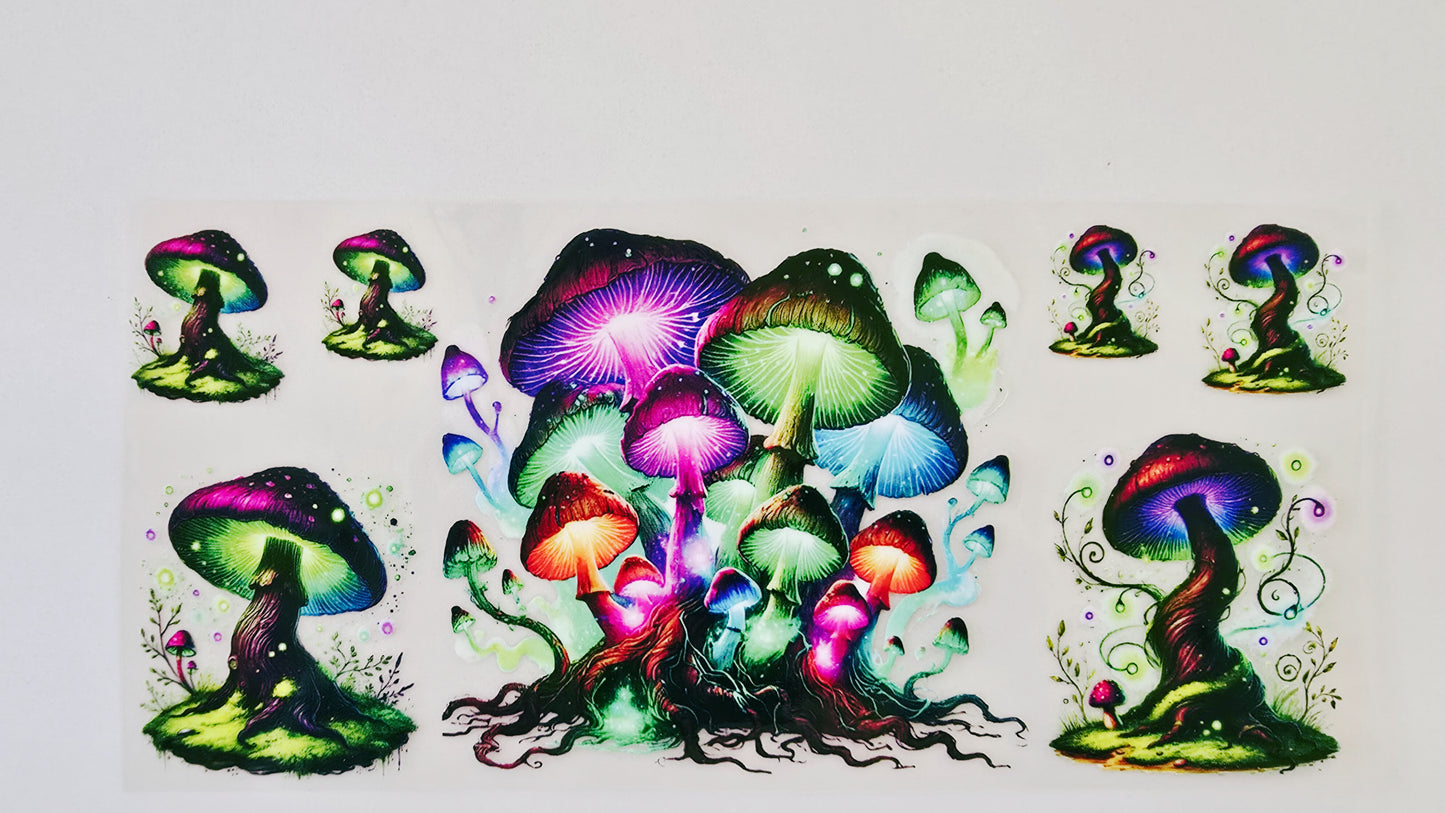 Neon Mushrooms