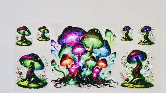 Neon Mushrooms