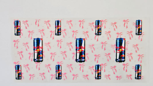 Red Bull with Mini Bows