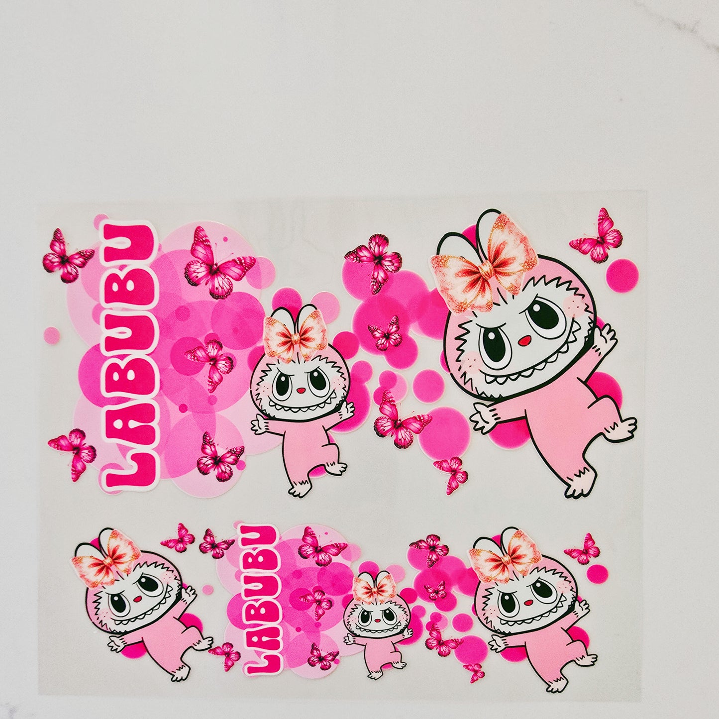 40oz Light Pink Labubu