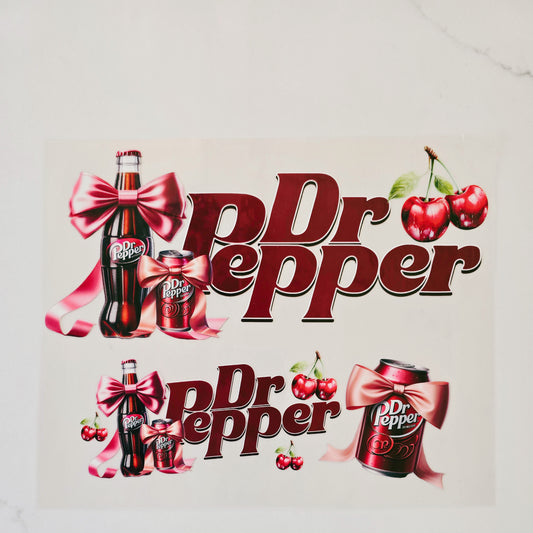 40oz Dr Pepper with Bows