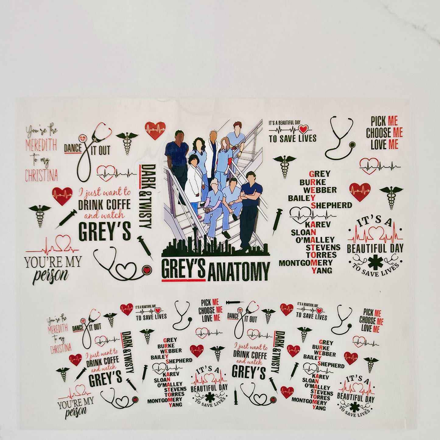 40oz Greys Anatomy