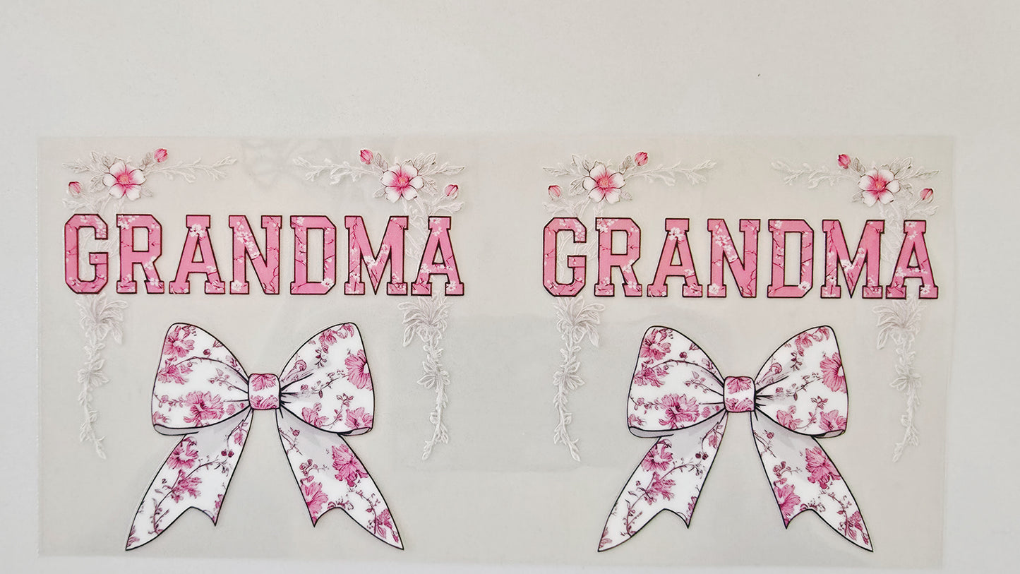 Pink Grandma with Bow