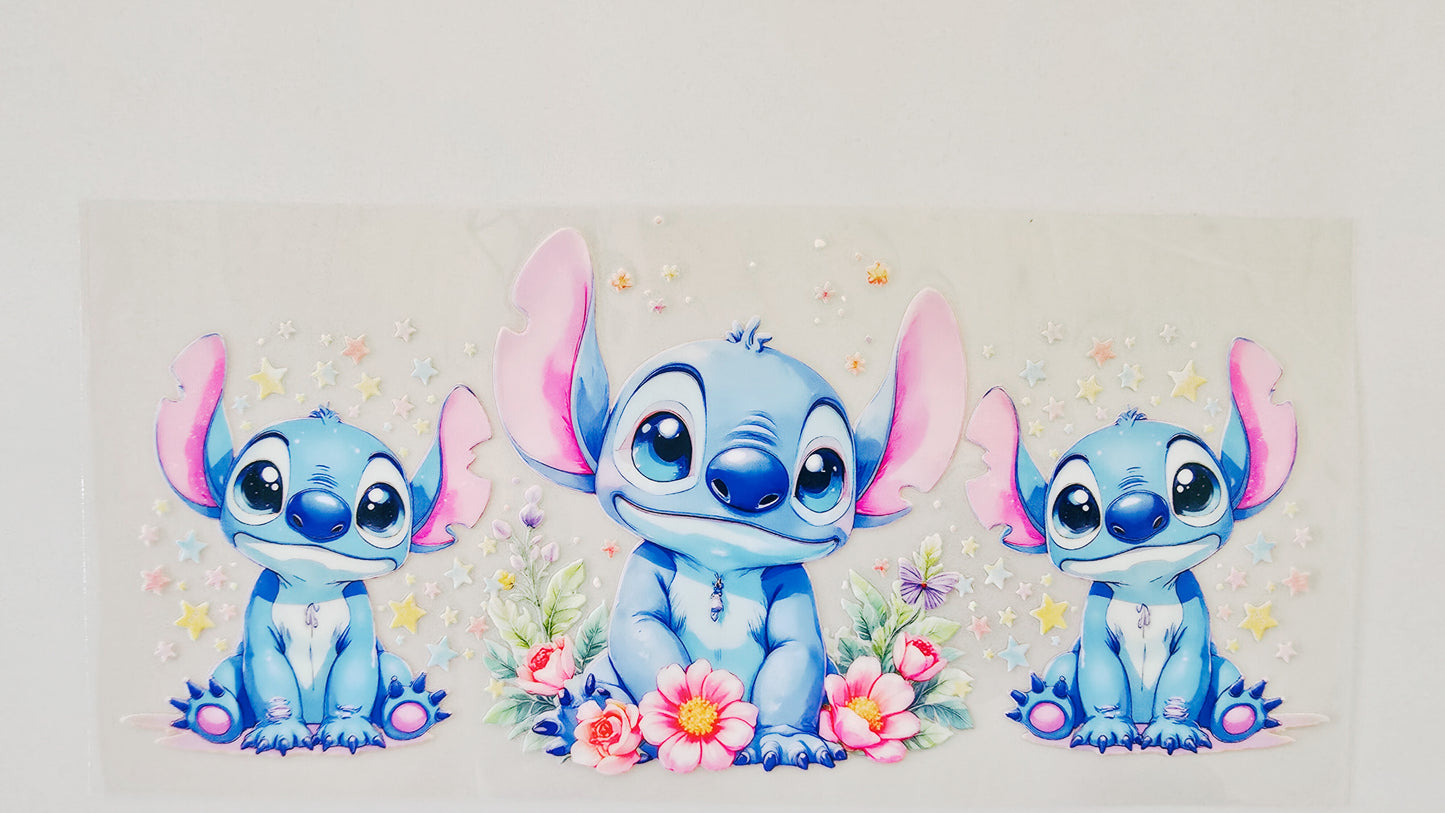 Stitch with Flowers & Stars