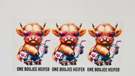 One Boujee Heifer Cow