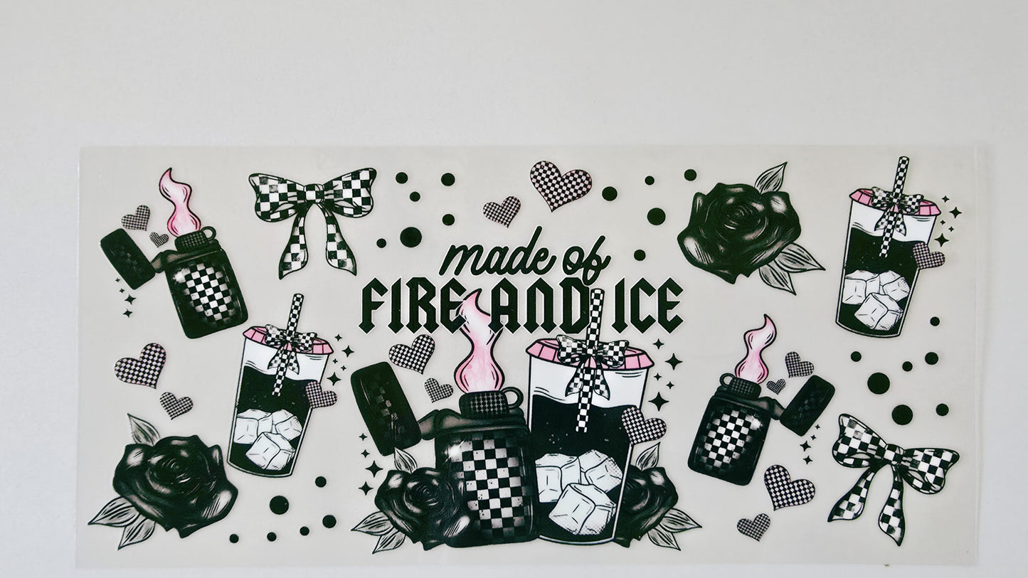 Checkered Made of Fire & Ice