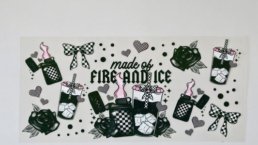 Checkered Made of Fire & Ice