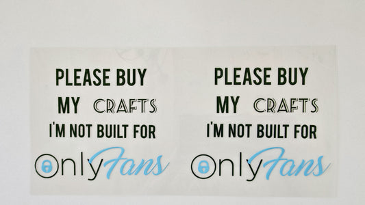 Please Buy My Crafts