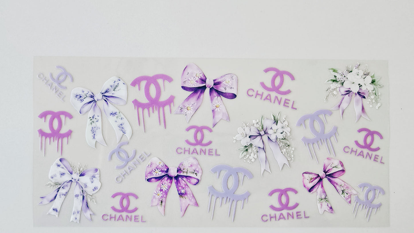Purple Chanel Bows