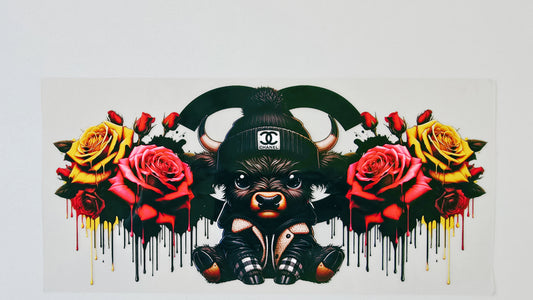 Black Chanel Highland Cow