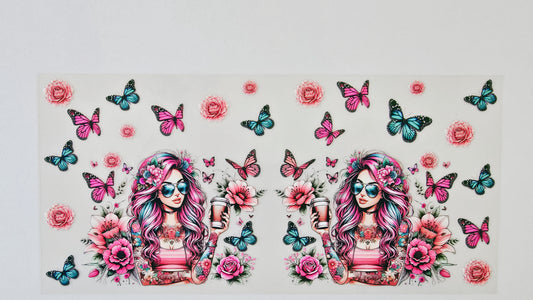 Butterfly Tattoo Girl
