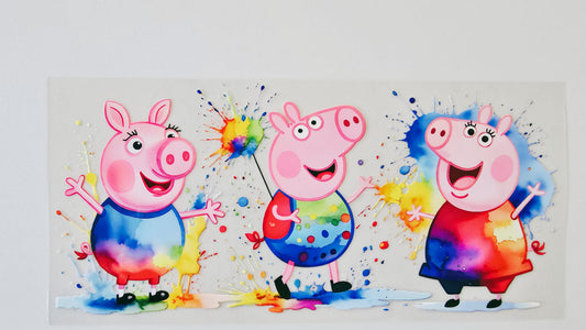 Colorful Peppa Pig