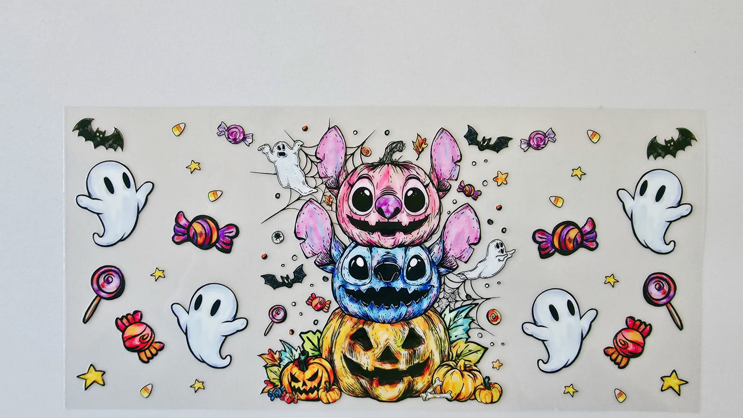Stitch & Angel Pumpkin