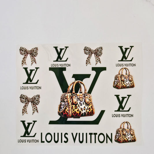 20oz Leopard LV Bag
